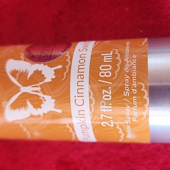 NEW, Set of 2 Scentsy Authentic Scent. Pumpkin Cinnamon Swirl Room Spray & Wax. - Picture 4 of 5